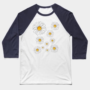 Daisies Baseball T-Shirt